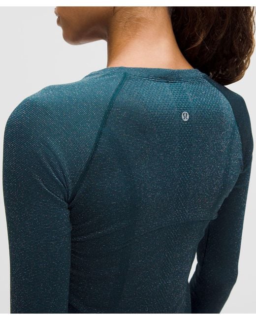 lululemon athletica Blue Swiftly Tech Long-Sleeve Shirt 2.Hip Length