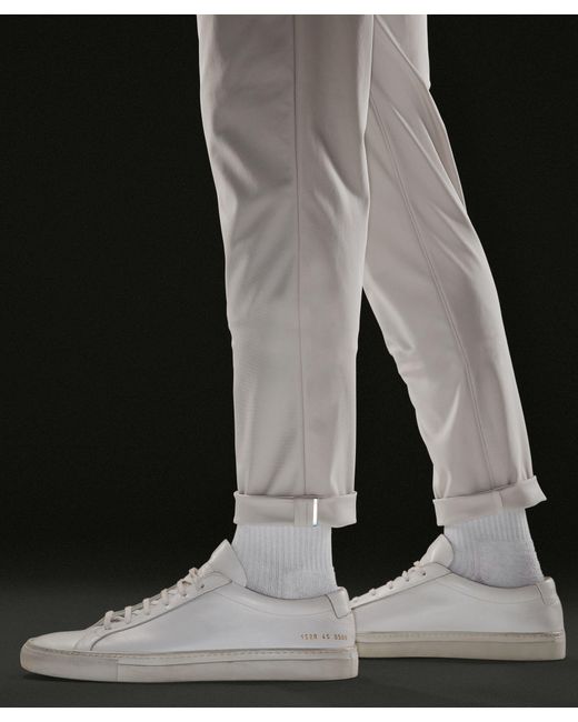 lululemon athletica Abc Slim-fit Trousers 32"l Warpstreme - Color White - Size 34 for men