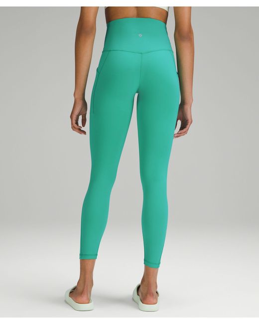 lululemon athletica Align High-rise Pants With Pockets - 25 - Color Green  - Size 0