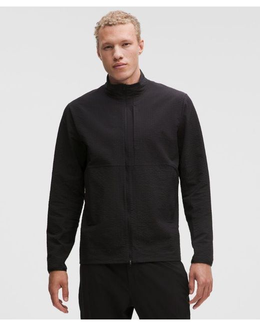 lululemon athletica Black – Grid Full-Zip Jacket – – Size Small for men