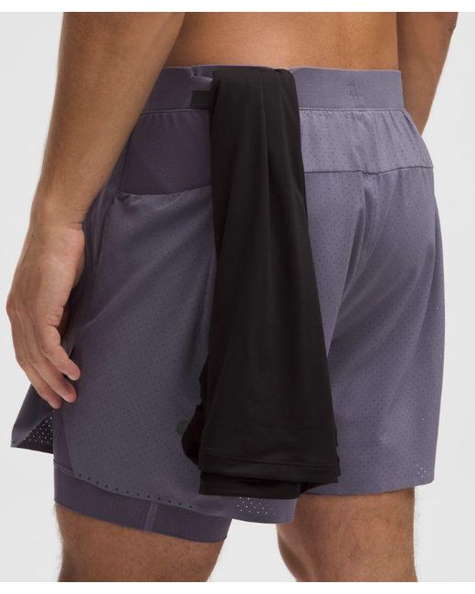 lululemon athletica Multicolor – Fast And Free Lined Running Shorts – 5" – – for men