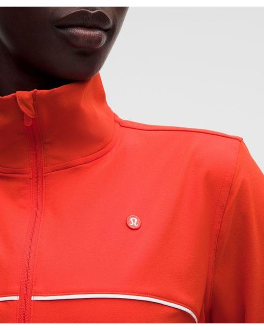 lululemon athletica Red Court Rival Tennis Track Jacket