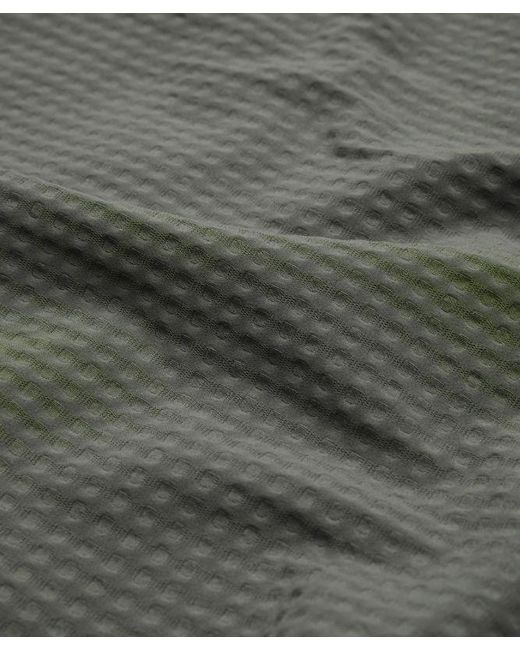 lululemon athletica Gray Grid Fleece Full-Zip Vest for men