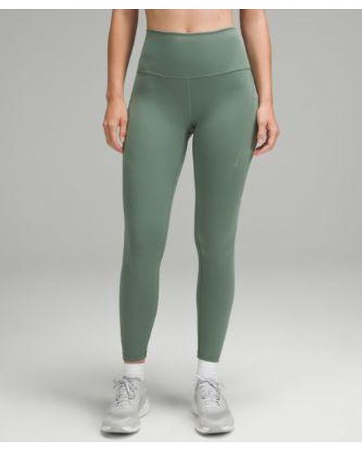 lululemon athletica Green – Wunder Train High-Rise Tight Leggings With Pockets – 25" – /Pastel – Size 4