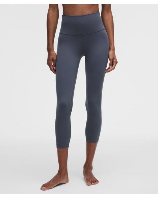 lululemon athletica Blue – Align High-Rise Crop Leggings – 23" – – Size 4