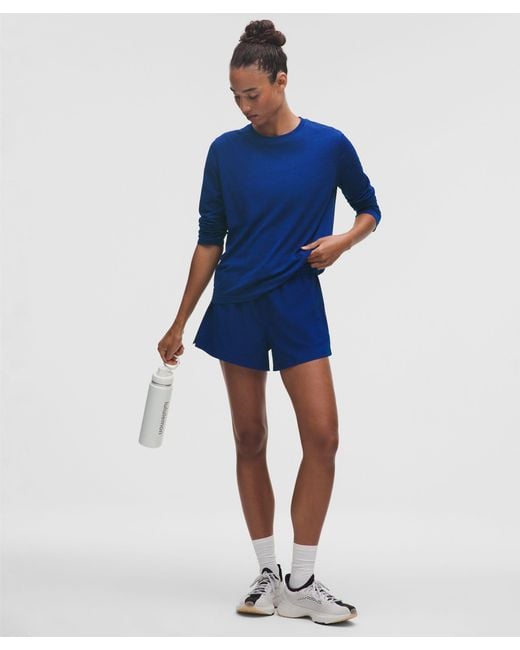 lululemon athletica Blue Swiftly Relaxed Long-Sleeve Shirt