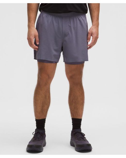 lululemon athletica Multicolor – Fast And Free Lined Running Shorts – 5" – – for men