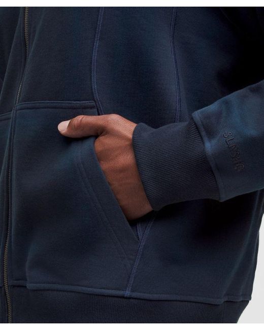 lululemon athletica Blue – Faded French Terry Full-Zip Jacket Slnsh Collection – – Size Large for men
