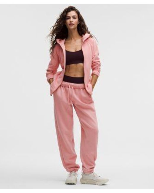 lululemon athletica Red – Scuba Mid-Rise Oversized Joggers Regular – – Size Large