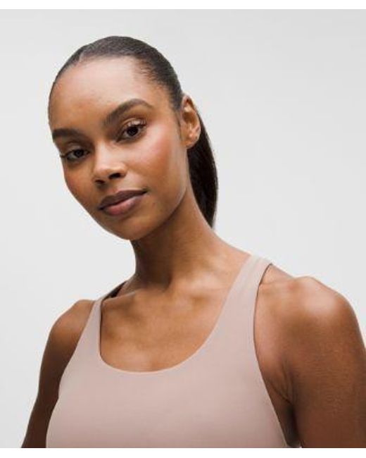 lululemon athletica Brown – Wunder Train Mesh-Back Sports Bra Medium Support, B/C Cup – – Size 6