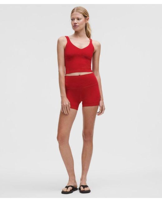 lululemon athletica Red – Align Tank Top Light Support, A/B Cup – – Size 4