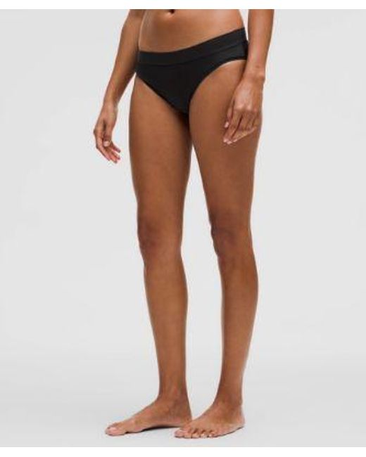 lululemon athletica White Underease Mid-Rise Bikini Underwear