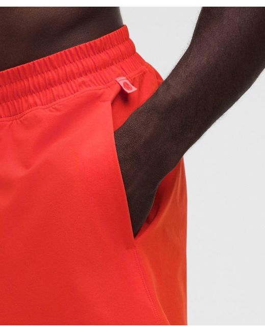 lululemon athletica White Swim Short 5" for men