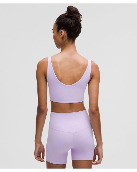 lululemon athletica White Bend This Scoop And Square Bra Light Support, A-C Cups
