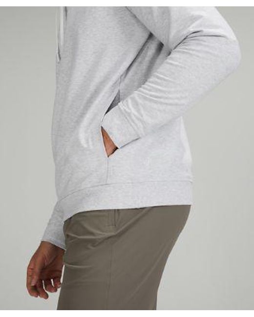 lululemon athletica Gray City Sweat Pullover Hoodie - Color Light Grey/grey - Size Xs