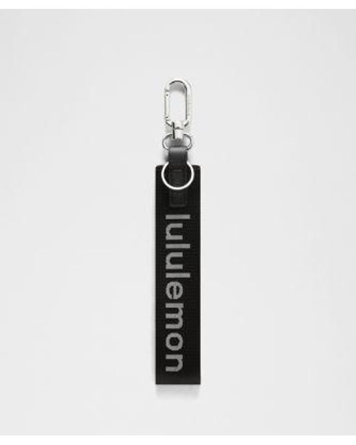 lululemon athletica White Never Lost Keychain