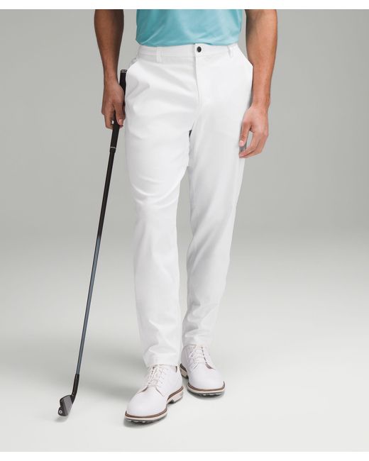 lululemon athletica Stretch Nylon Classic-tapered Golf Trousers - 32" - Color White - Size 30 for men