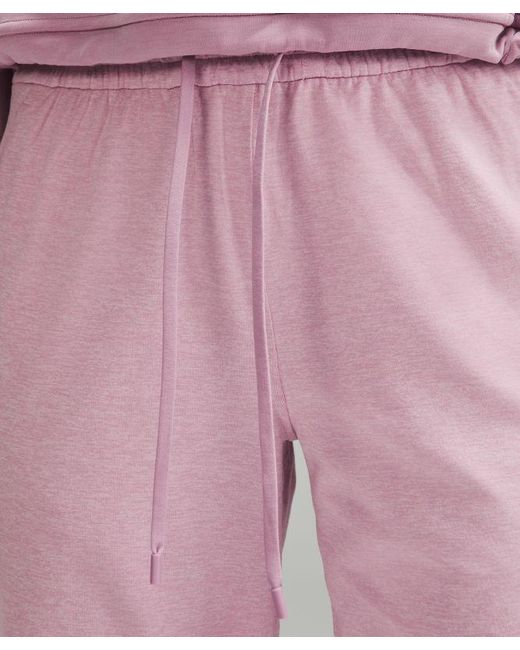 lululemon athletica Pink – Soft Jersey Straight-Leg Mid-Rise Pants Regular – – Size 16