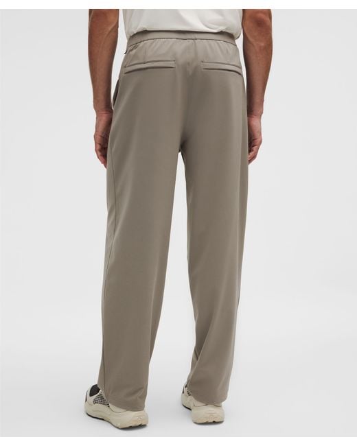 lululemon Daydrift Relaxed-Fit Pleated Trouser in Gray for Men | Lyst