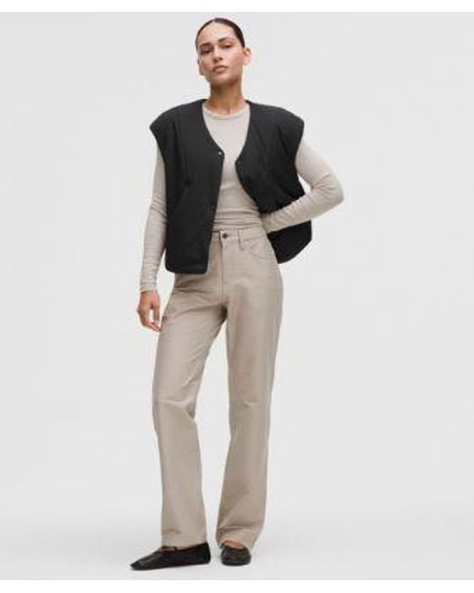 lululemon athletica Black Thermozen Insulated Vest