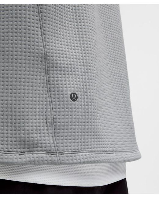 lululemon athletica Gray – Waffle-Knit Vest – – for men