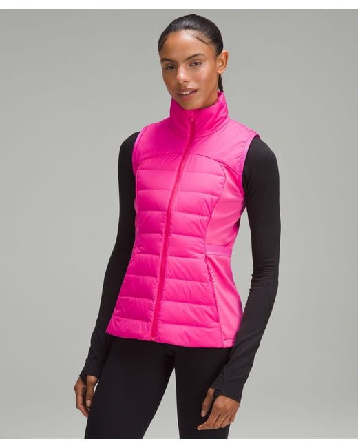 lululemon athletica Down For It All Vest in Pink