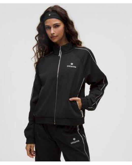 lululemon athletica Black Brentwood Track Jacket
