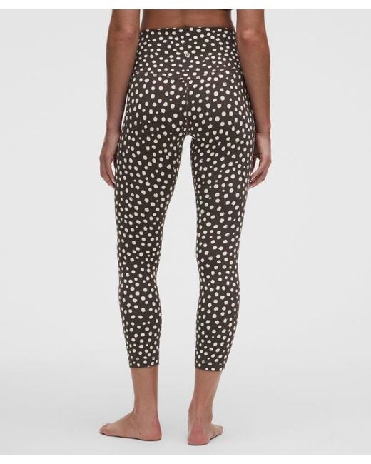 lululemon athletica White – Align High-Rise Crop Leggings – 23" – – Size 4