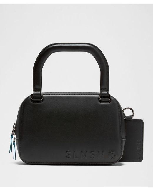 lululemon athletica Black – Top-Handle Leather Alternative Xl Belt Bag 2L Slnsh Collection –