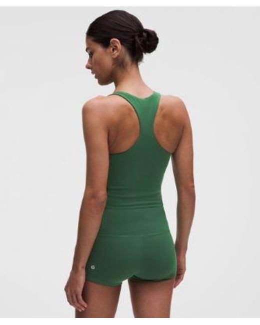 lululemon athletica Green Wunder Train Racerback Tank Top