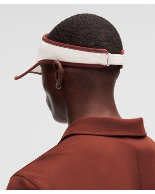 lululemon athletica Pink – Removable Sweatband Cotton Canvas Visor Hat – – Size Large/Xl