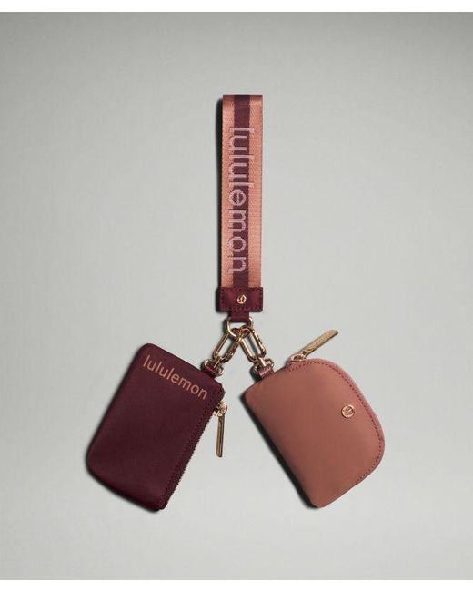 lululemon athletica Multicolor – Dual Pouch Wristlet Bag Wordmark –