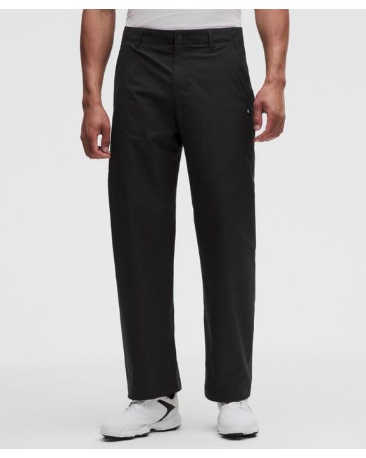 lululemon athletica Black – Stretch Relaxed-Fit Golf Trousers Regular – – Size 6 for men