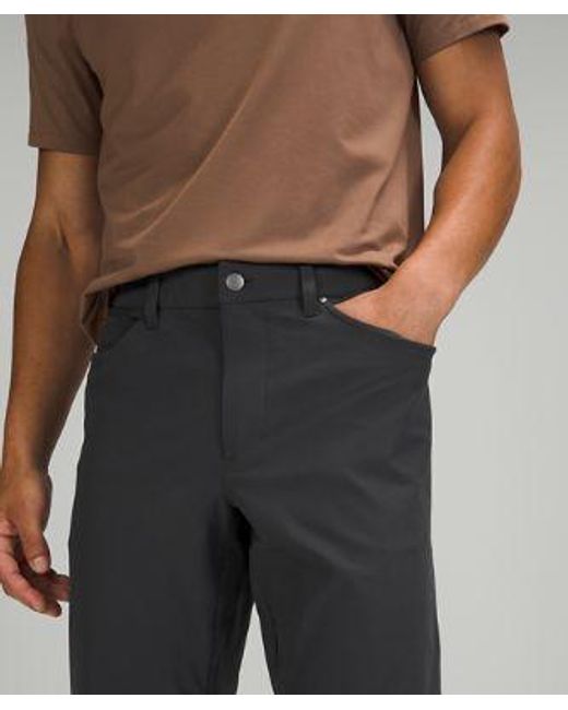 lululemon athletica Blue Abc Classic-fit 5 Pocket Trousers 30"l Warpstreme - Color Black - Size 28 for men