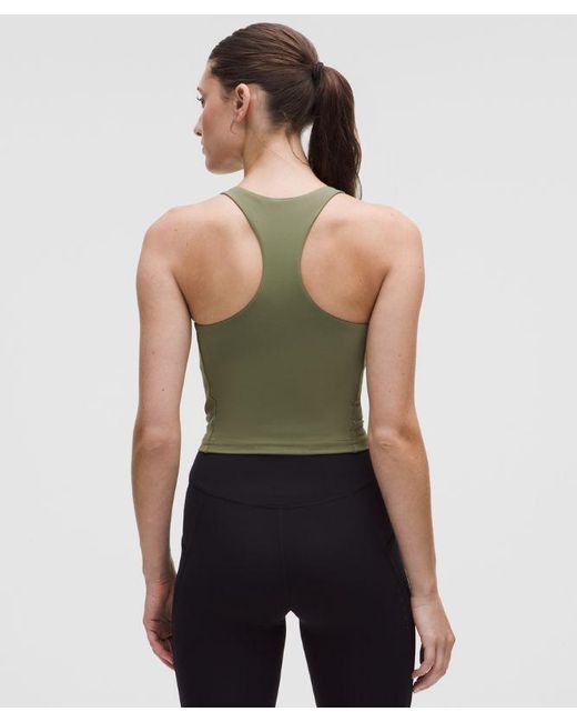 lululemon athletica Green Wunder Train Racerback Tank Top