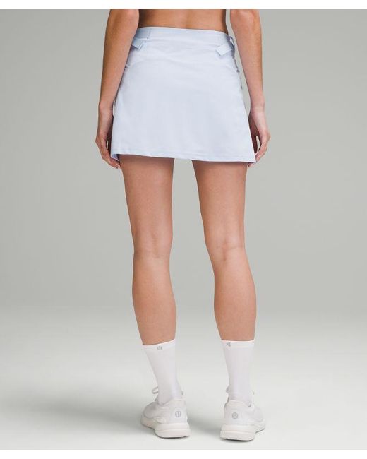 lululemon athletica White Wrap-front Mid-rise Golf Skirt