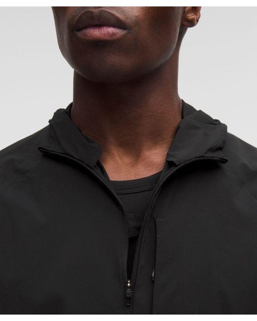 lululemon athletica Black – Fast And Free Hooded Jacket – – for men