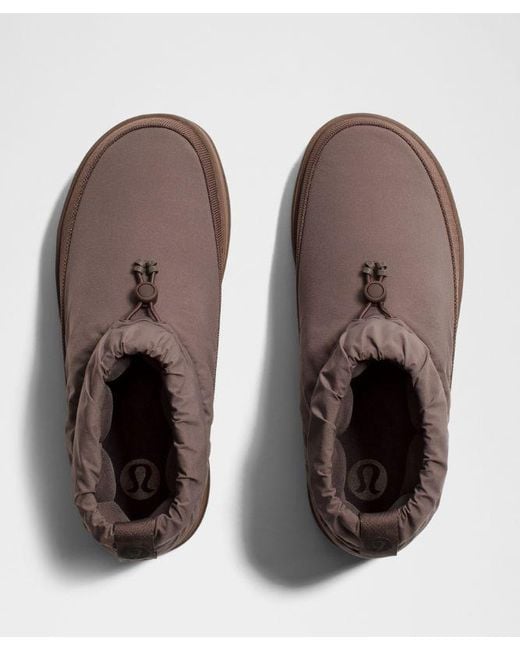 lululemon athletica Brown Wunder Puff Mini Boot