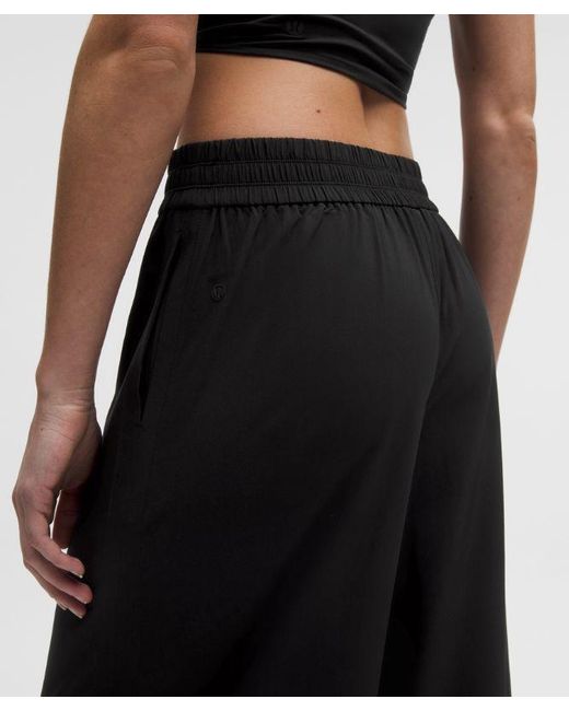 lululemon athletica Black Breezily Mid-Rise Pant
