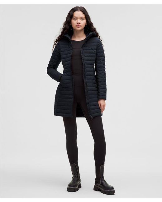 lululemon athletica Black Pack It Down Long Jacket