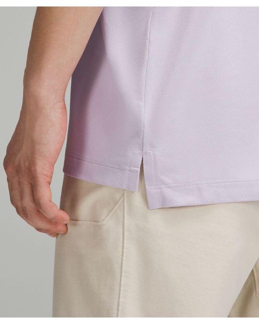 lululemon athletica Purple – Logo Sport Polo Short-Sleeve – /Pastel – for men
