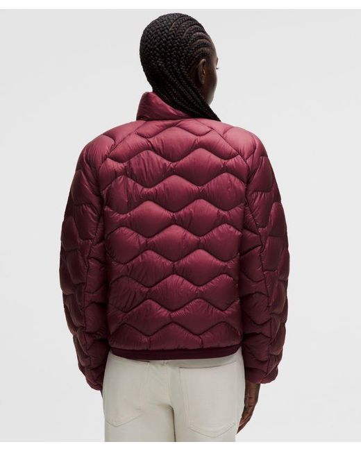 lululemon athletica Red Featherweight 900-Down-Fill Quilted Jacket