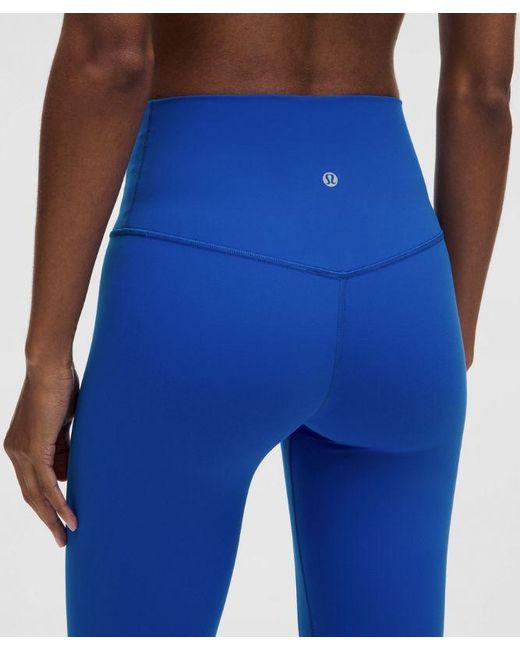 lululemon athletica Blue Align High-Rise Crop 23"