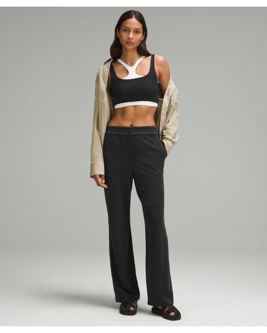 lululemon athletica Black – Bend This Scoop And Square Sports Bra Light Support, A-C Cups – – Size Large/Xl