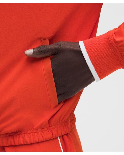 lululemon athletica Red Court Rival Tennis Track Jacket