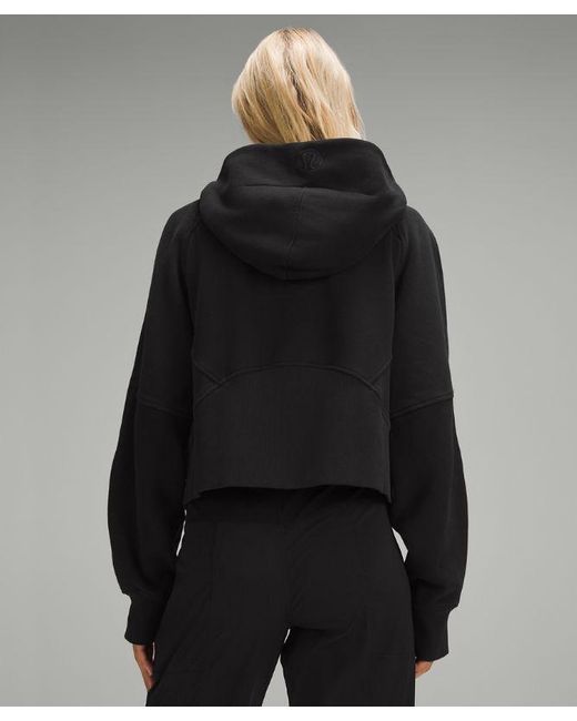 lululemon athletica Black Scuba Oversized Full-zip Hoodie