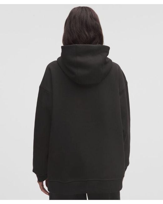 lululemon athletica Black – Big Cozy Ultra-Oversized Hoodie Wordmark – – Size Large