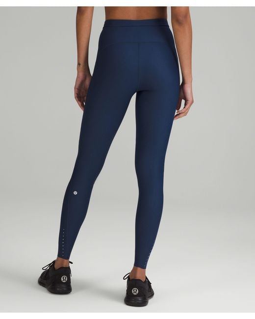 lululemon athletica Senseknit High-rise Running Leggings 28 in Blue