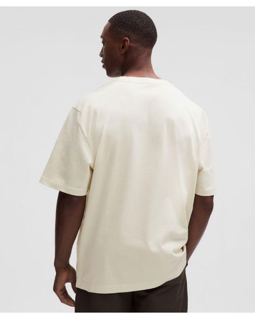 lululemon athletica Natural Heavyweight Cotton Jersey T-Shirt for men