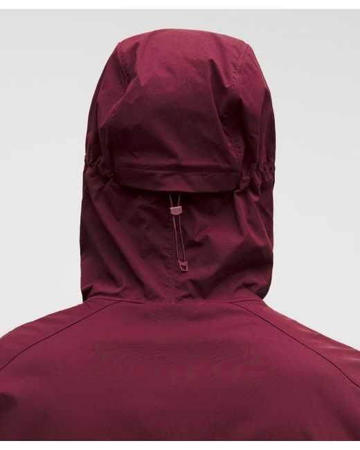 lululemon athletica Red Fast And Free Packable Jacket for men